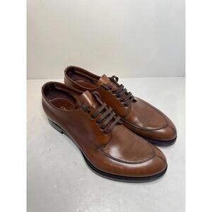 PRADA Milano Men's Brown Leather Split Toe Derby Size 9